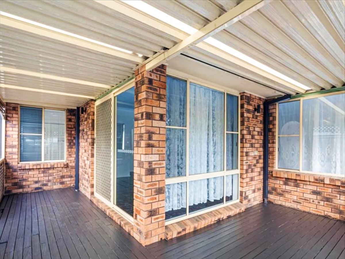 Rear patio after the works